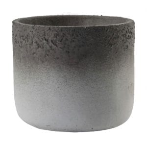 Grey and White Plant Pot