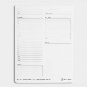 Productivity Desk Pads - Time Block Pad