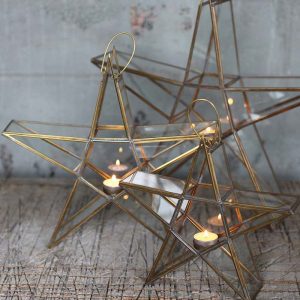 Nkuku Sanwi Standing Star Tealight Holder