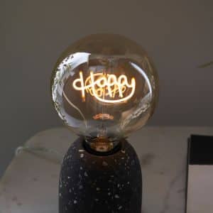 Happy LED Filament Bulb