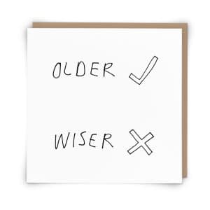 Older Wiser Card