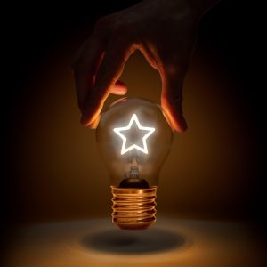 Rechargeable LED Star Light Bulb