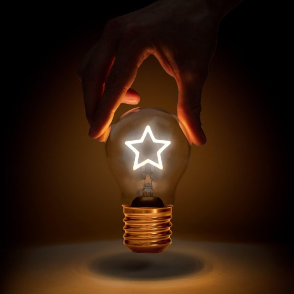 Rechargeable LED Star Light Bulb