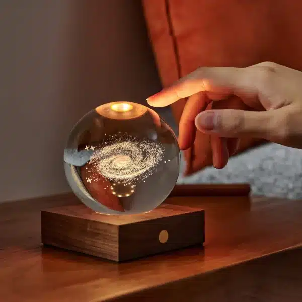 Galaxy Amber Crystal Light