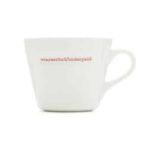 Keith Brymer Jones Overworked Underpaid Mug