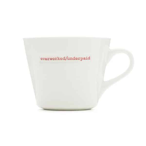 Keith Brymer Jones Overworked Underpaid Mug