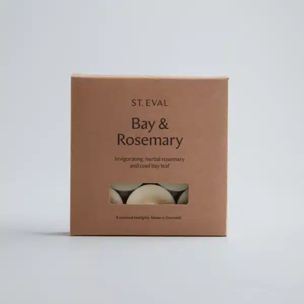St Eval Bay & Rosemary Scented Tealights