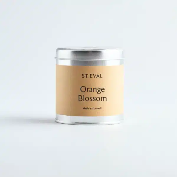 St Eval Orange Blossom Scented Tin Candle
